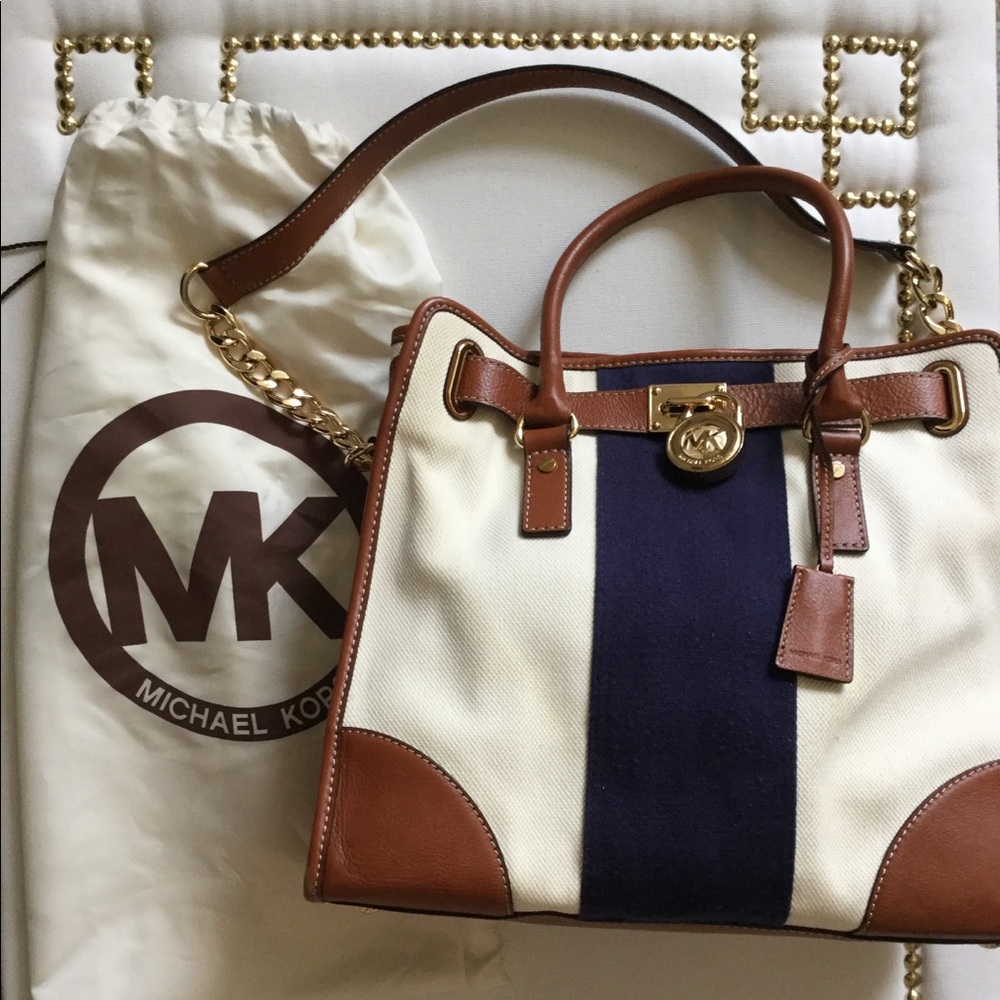 💙 Michael Kors Hamilton Bag LARGE 💙 - Picture 8 of 8